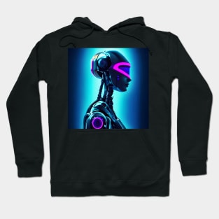 Futuristic cyberpunk robot | 2 Hoodie